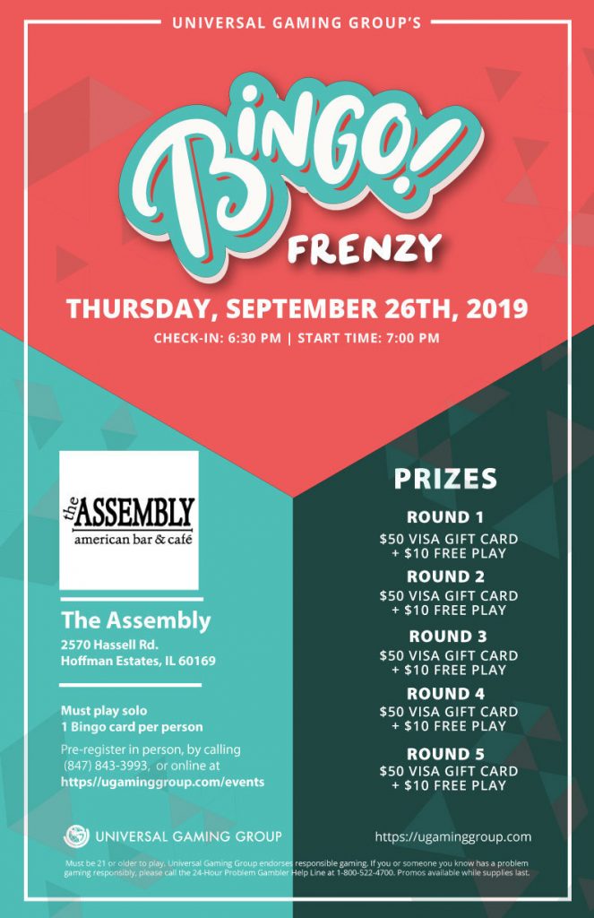 Bingo Frenzy The Assembly Universal Gaming Group